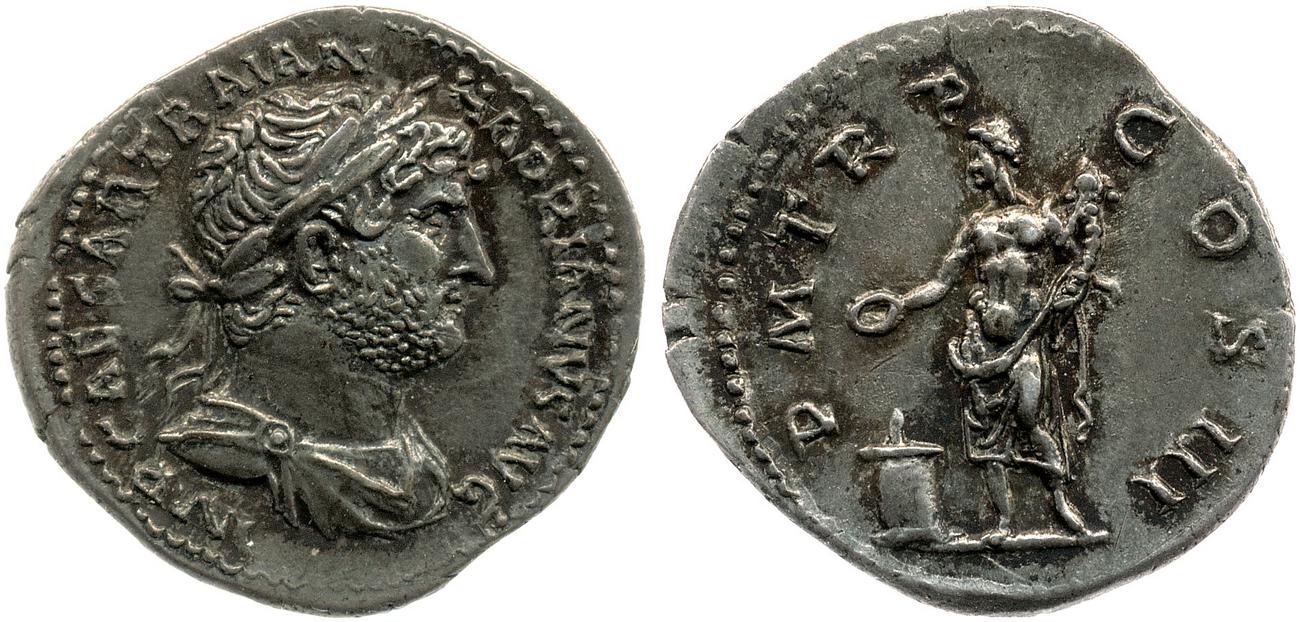 аверс RIC II, Part 3 (second edition) Hadrian 535