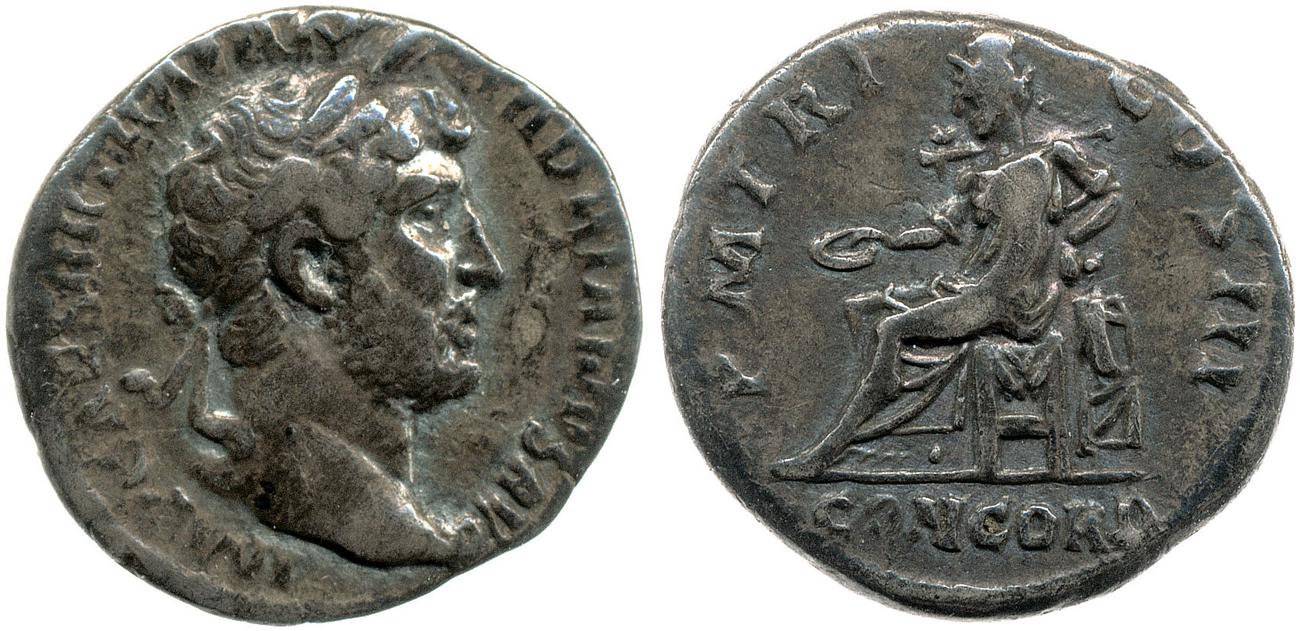 аверс RIC II, Part 3 (second edition) Hadrian 549