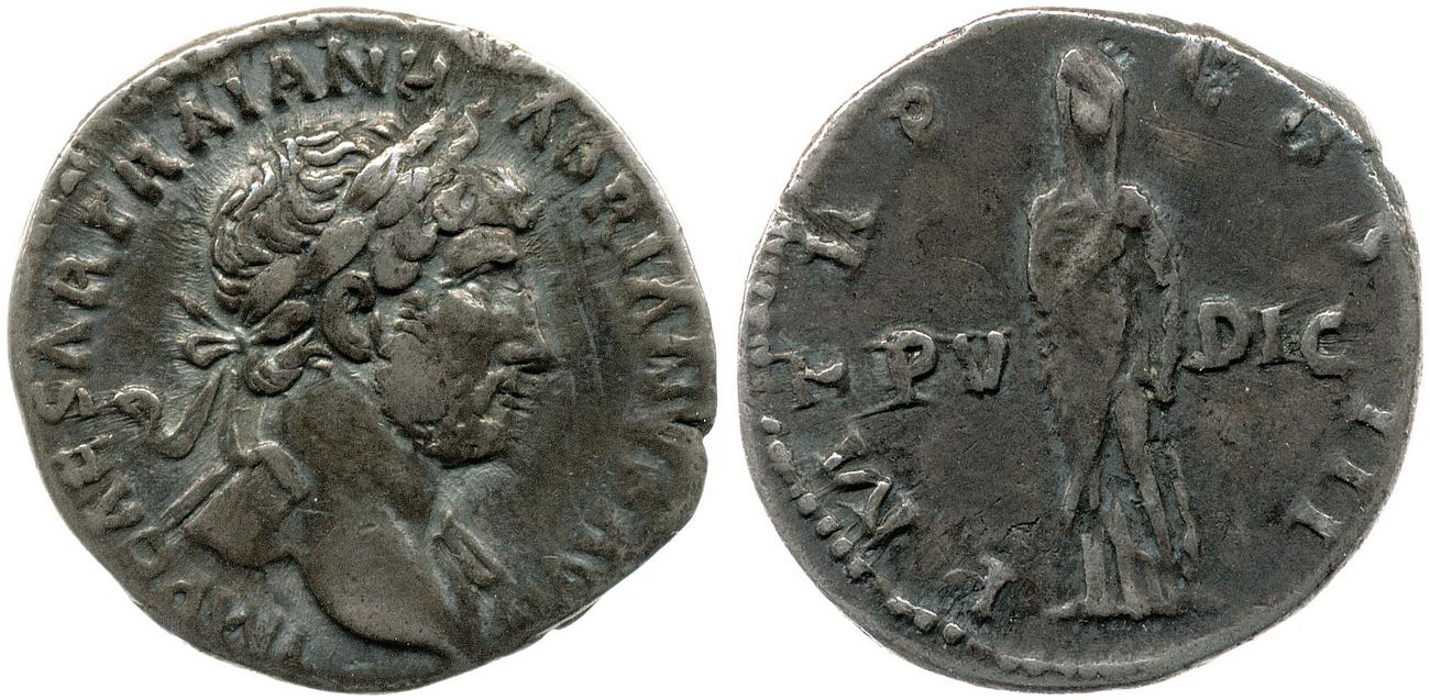 RIC II, Part 3 (second edition) Hadrian 293, аверс, bm