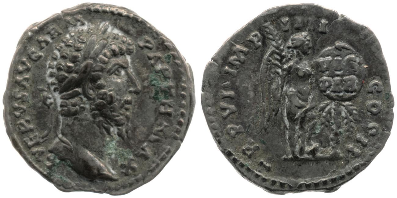 RIC III Marcus Aurelius 566, аверс, bm