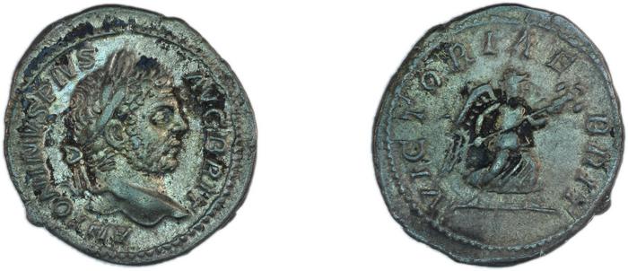 реверс RIC IV Caracalla 231A