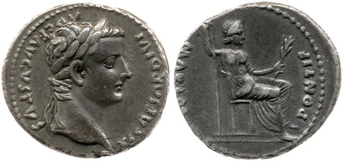 RIC I (second edition) Tiberius 26, реверс, bm
