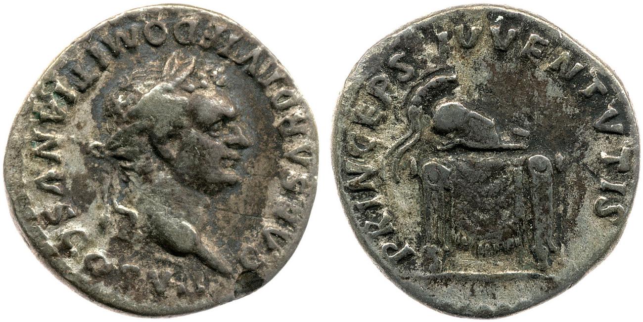 RIC II, Part 1 (second edition) Titus 271, аверс, bm