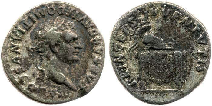 RIC II, Part 1 (second edition) Titus 271, реверс, bm