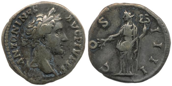 RIC III Antoninus Pius 130, реверс, bm