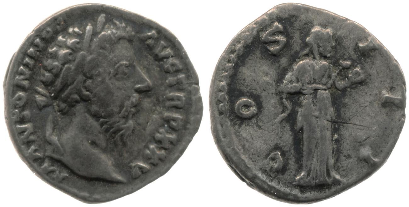 аверс RIC III Marcus Aurelius 234
