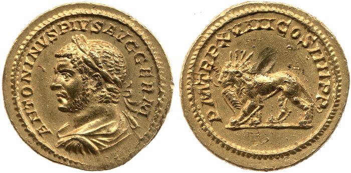 реверс RIC IV Caracalla 273A