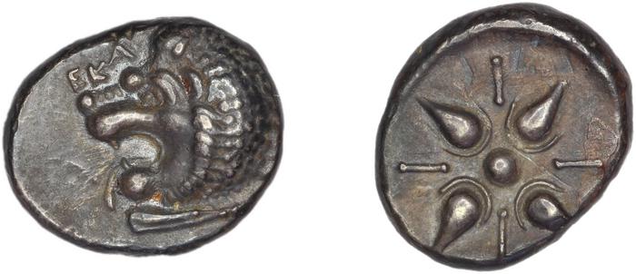 Hecatomnus of Caria Mylasa Konuk 1998 A1, реверс, bm