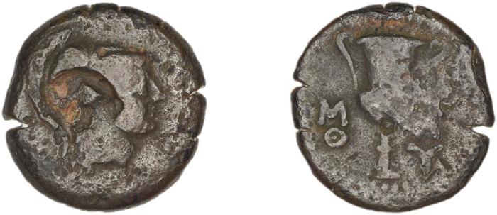Methymna Franke 1975 25, реверс, bm