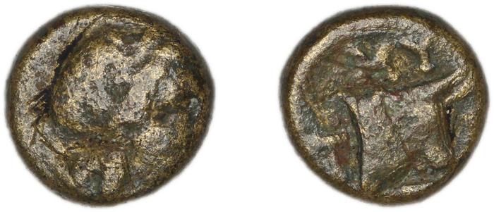 Mytilene Babelon 1910 2239-42, реверс, bm