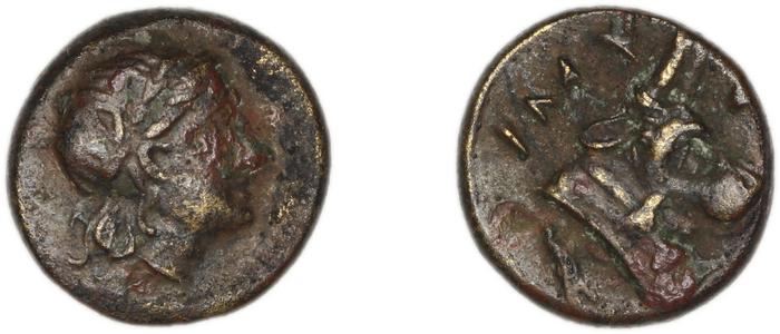 Mytilene Babelon 1910 2239-42, реверс, bm
