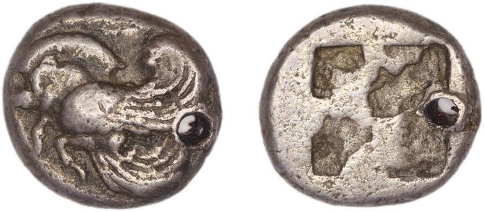 реверс Clazomenae Dengate 1967 ID drachms