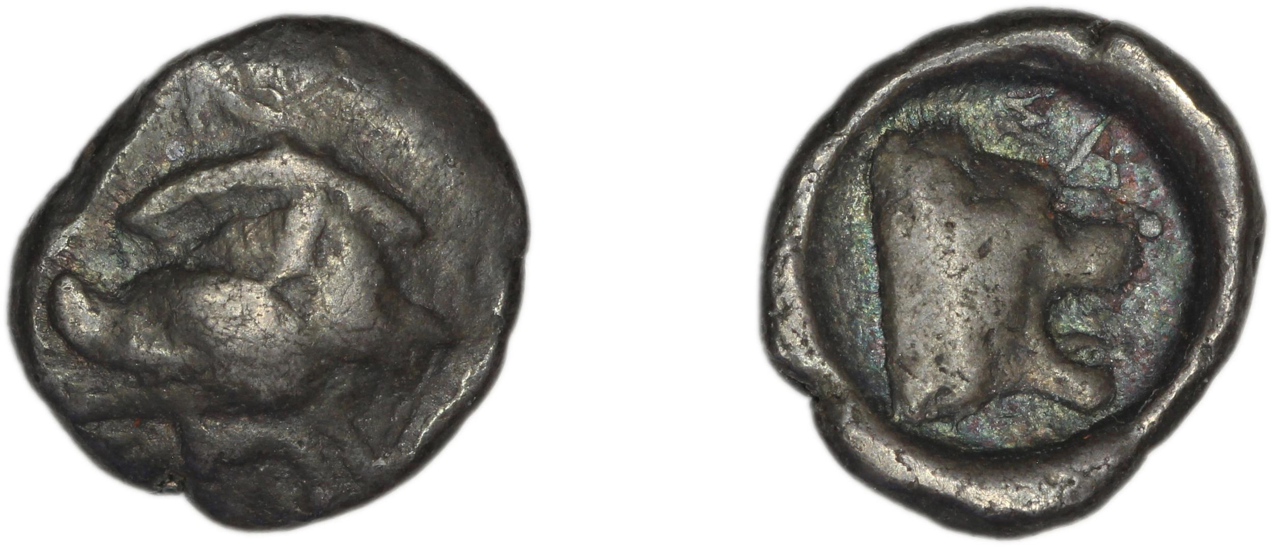 Samos Barron 1966 Class 6 triobols, аверс, bm