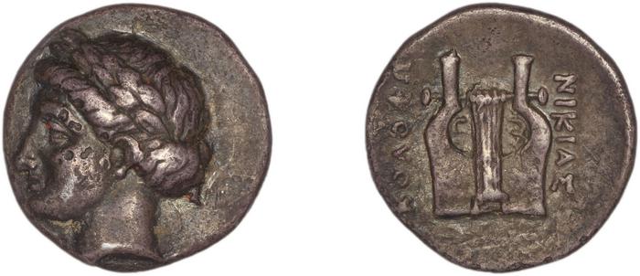 Colophon Kinns 1980 Period I.2, AR II, реверс, bm