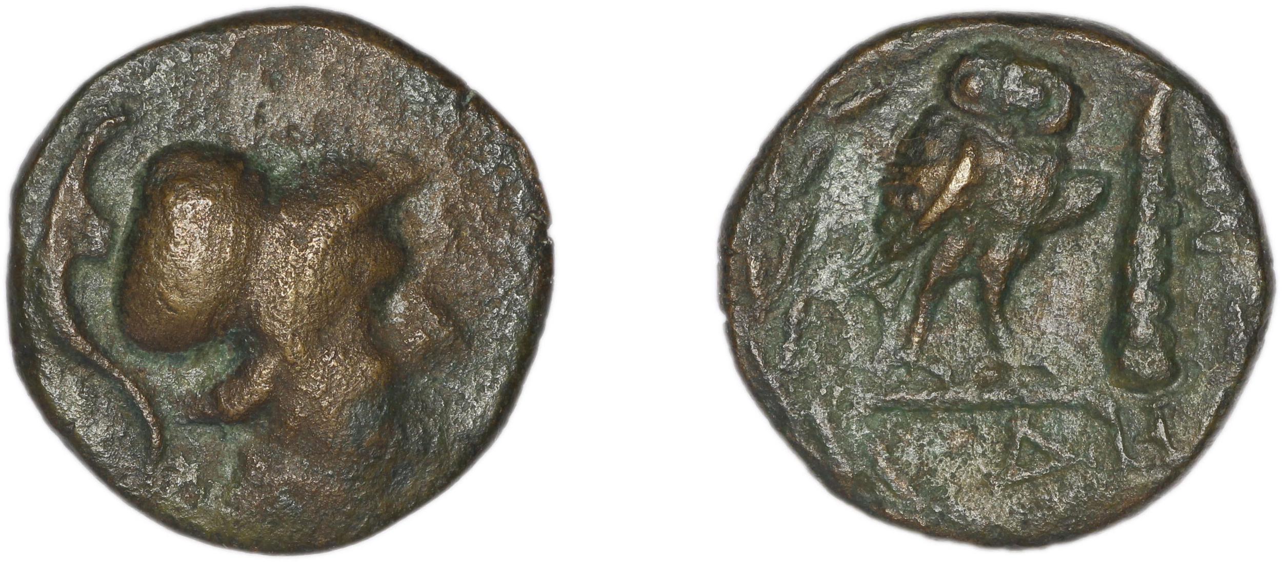 Herakleia ad Latmum Robert 1978 6-9, аверс, bm