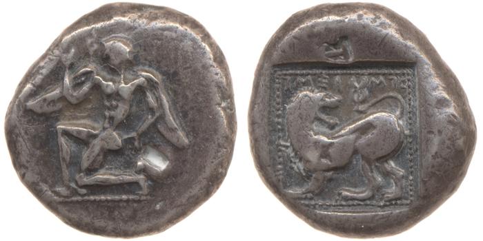 Uncertain Carian mint B Konuk 2007 M33-6, реверс, bm