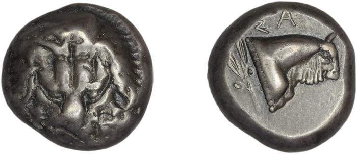 реверс Samos Barron 1966 Class IV tetradrachms