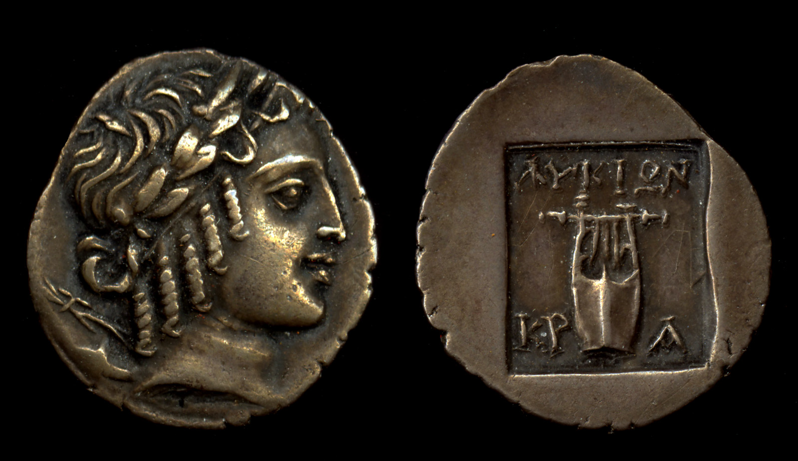 аверс Lycian League Cragus Troxell 1982 4.88