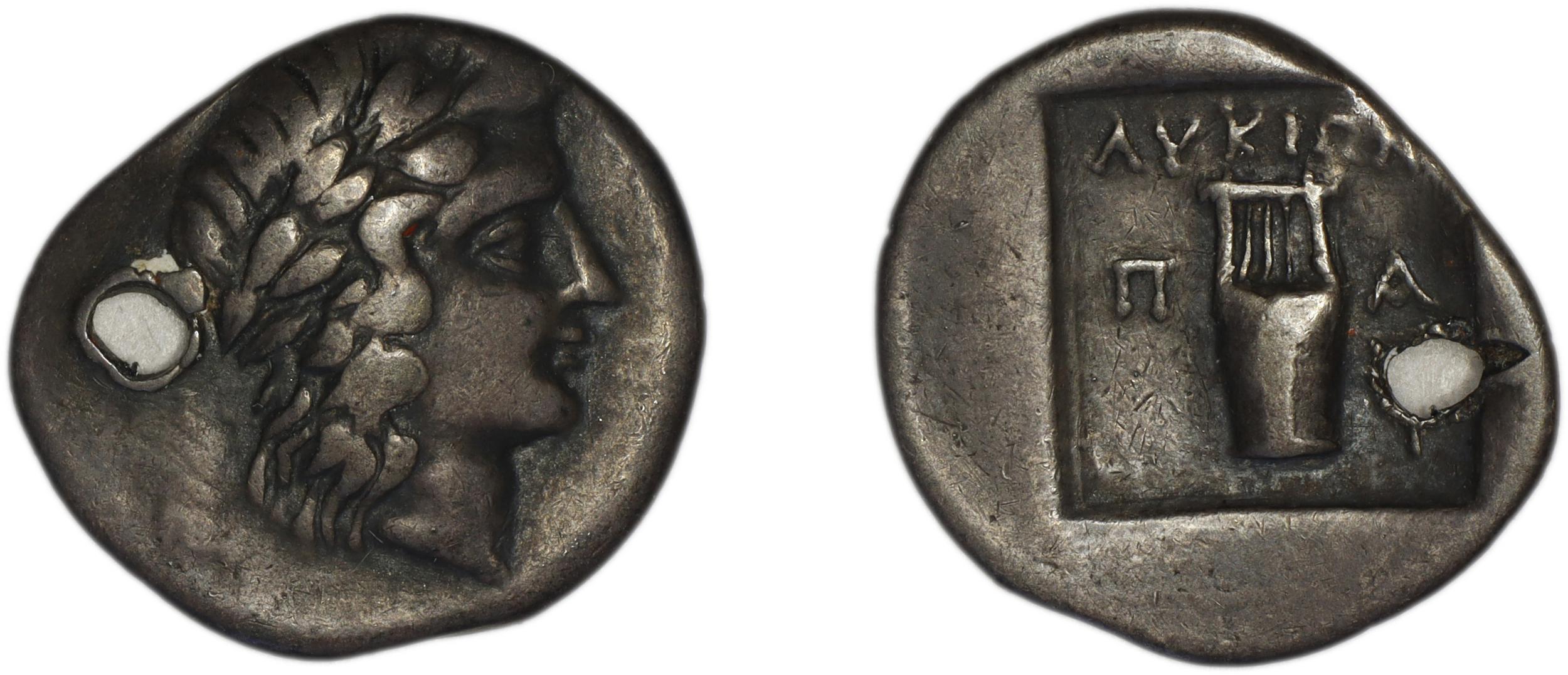 Lycian League Patara Troxell 1982 2.16, аверс, bm