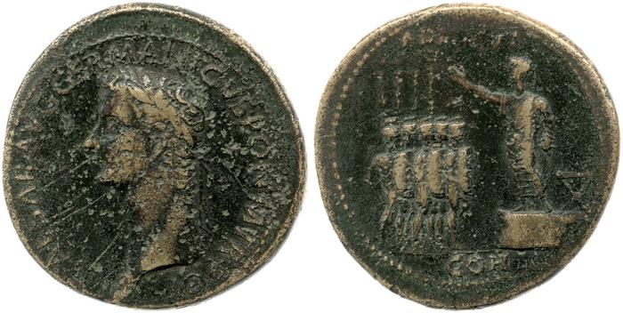 реверс RIC I (second edition) Gaius/Caligula 32