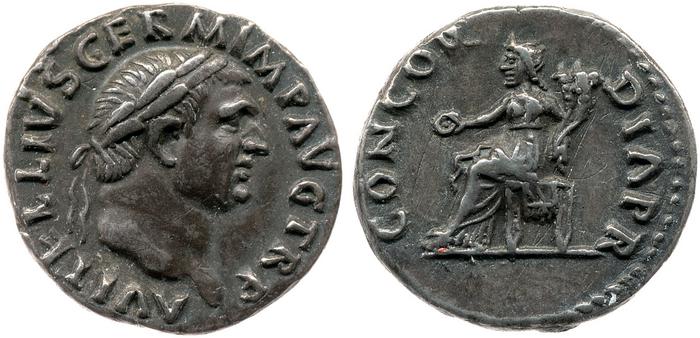 RIC I (second edition) Vitellius 90, реверс, bm