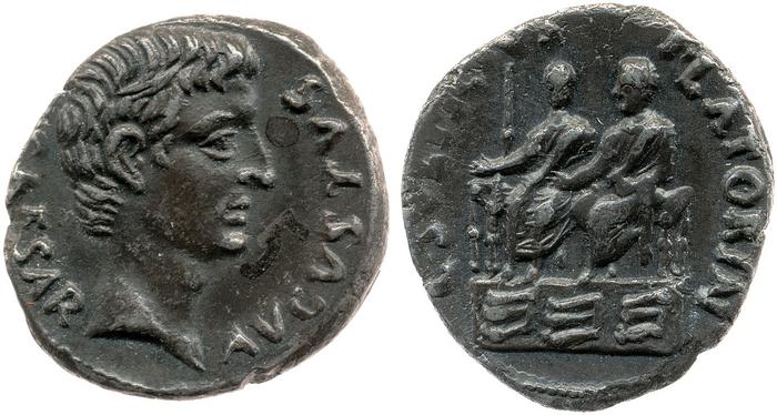 RIC I (second edition) Augustus 407, реверс, bm