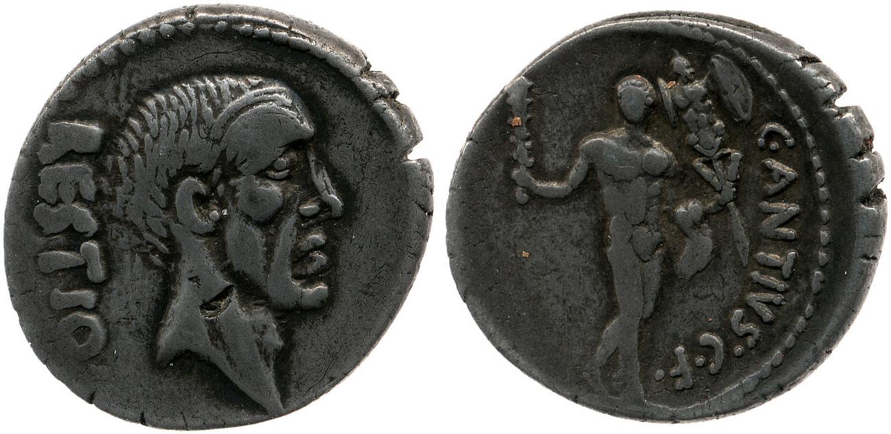 RRC 455/1a, аверс, bm