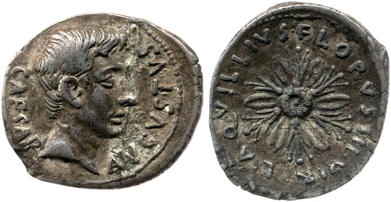 RIC I (second edition) Augustus 309, obverse, bm