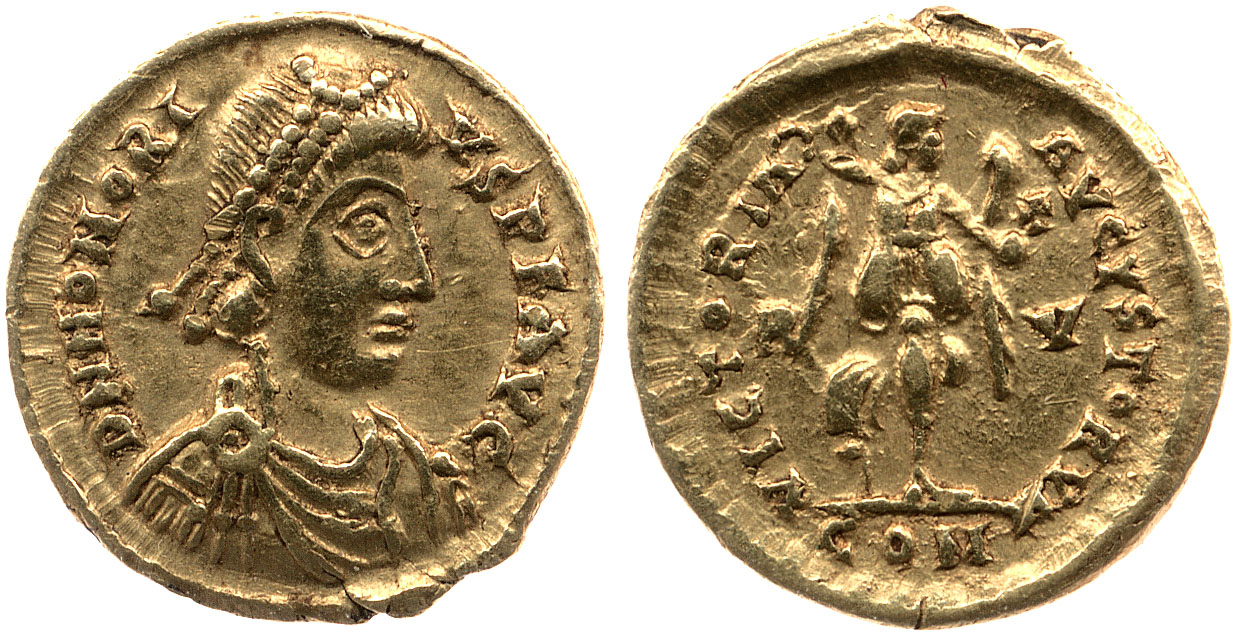аверс RIC X Honorius 1289