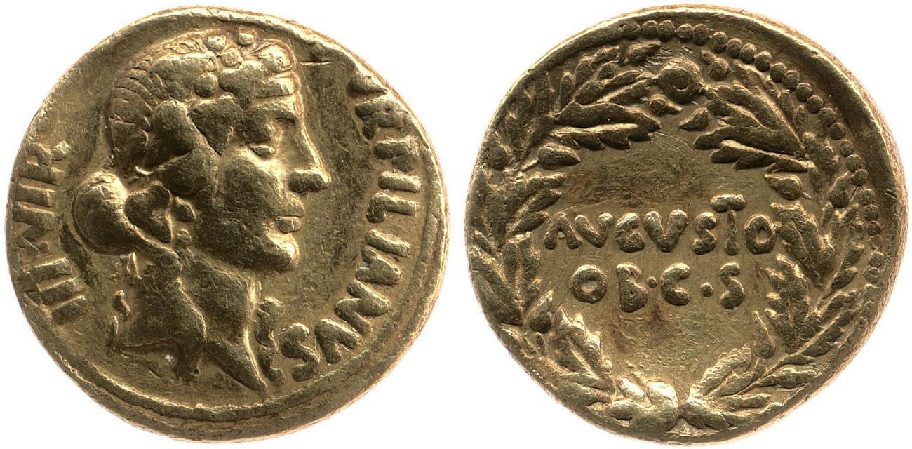 obverse RIC I (second edition) Augustus 278