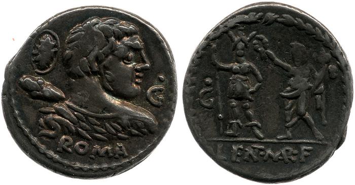 RRC 329/1b, реверс, bm