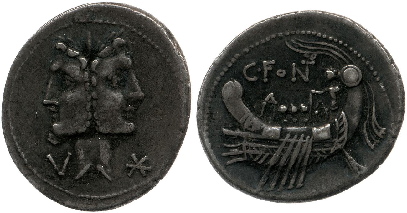 RRC 290/1, аверс, bm
