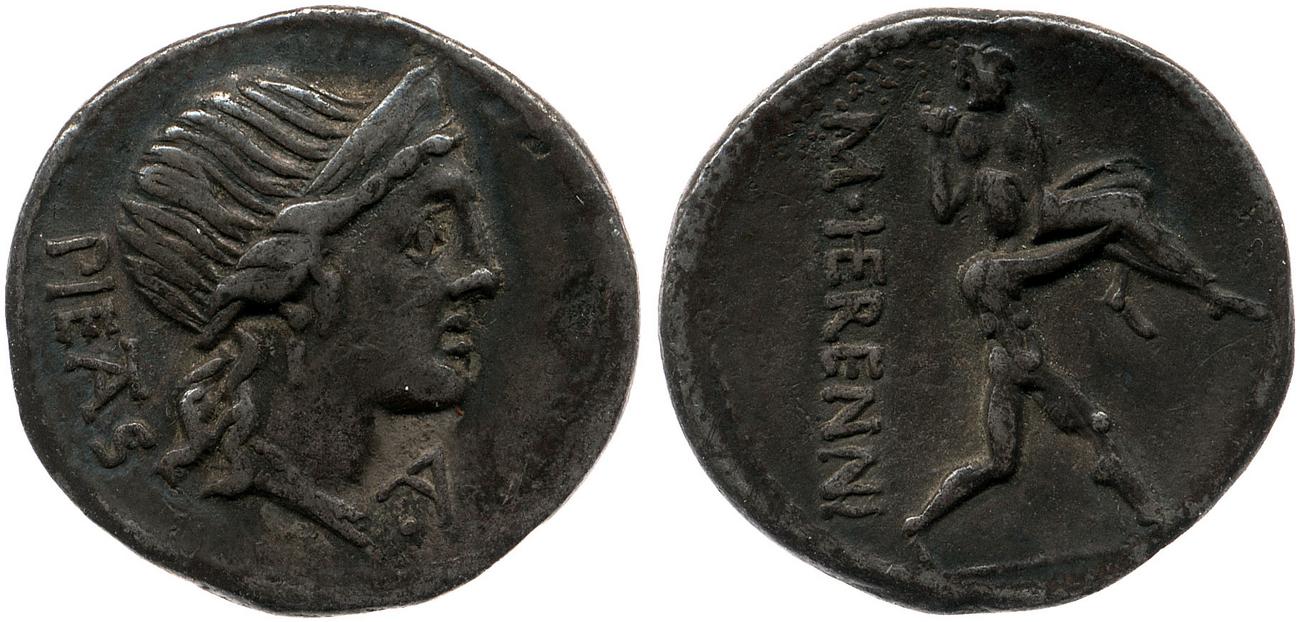 RRC 308/1a, аверс, bm