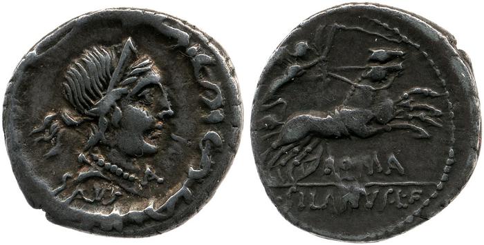 RRC 337/2c, реверс, bm