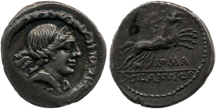 RRC 337/2c, реверс, bm