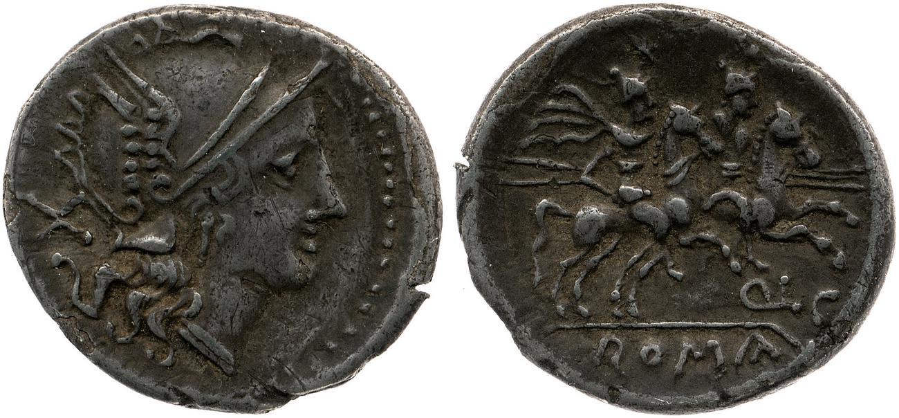 RRC 125/1, obverse, bm