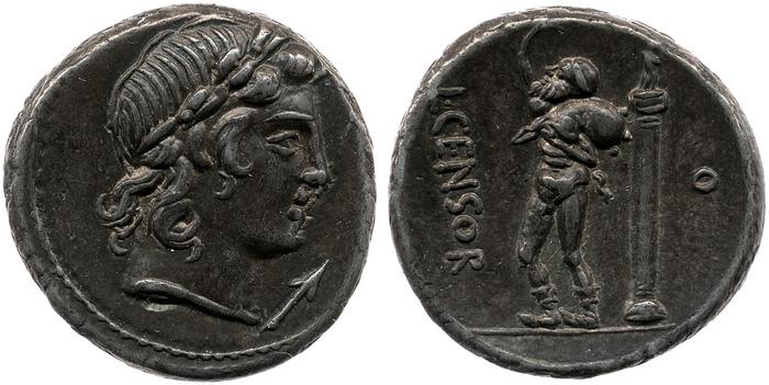 RRC 363/1a, реверс, bm