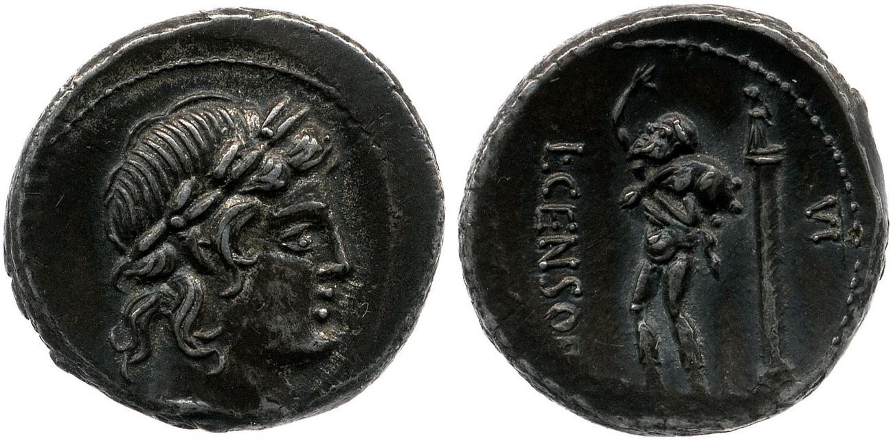 RRC 363/1a, аверс, bm