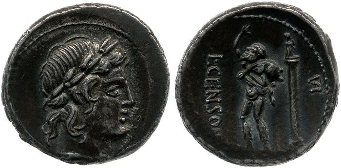 RRC 363/1a, реверс, bm