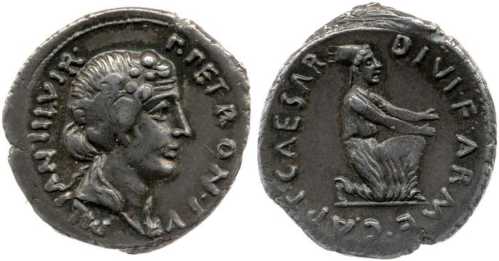 RIC I (second edition) Augustus 292, реверс, bm