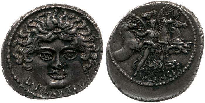 RRC 453/1c, реверс, bm