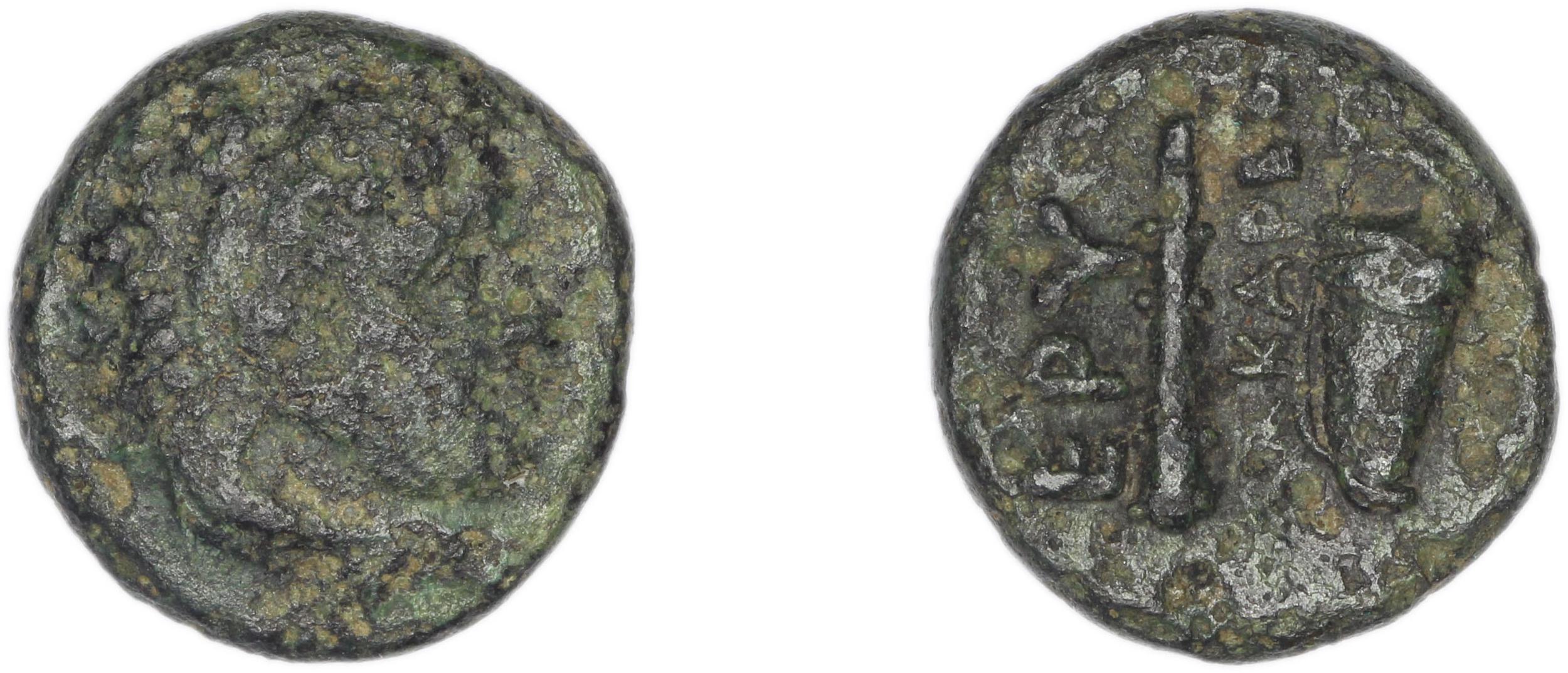 Erythrae Kinns 1980 Period II.1, AE 5, аверс, bm