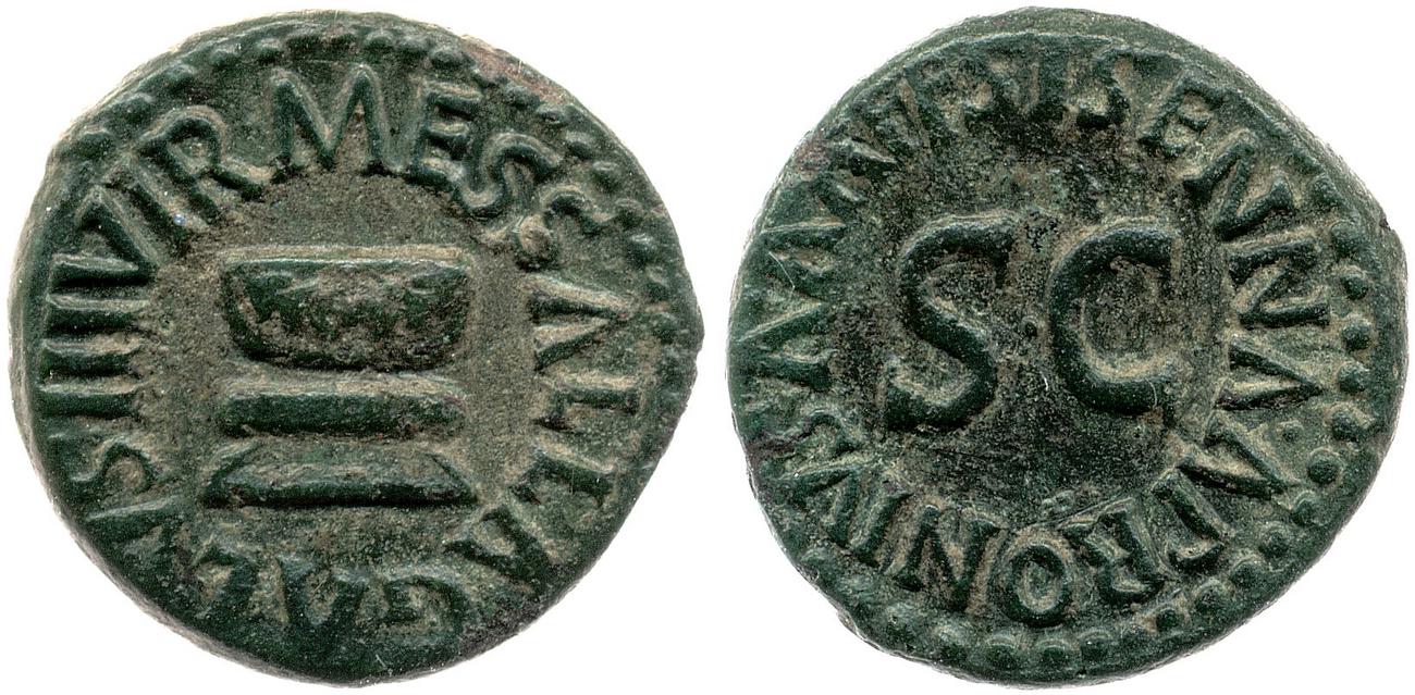 аверс RIC I (second edition) Augustus 456