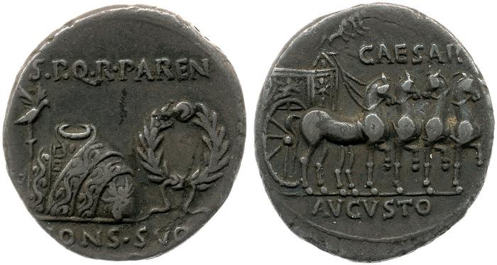 реверс RIC I (second edition) Augustus 99