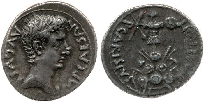 реверс RIC I (second edition) Augustus 4A