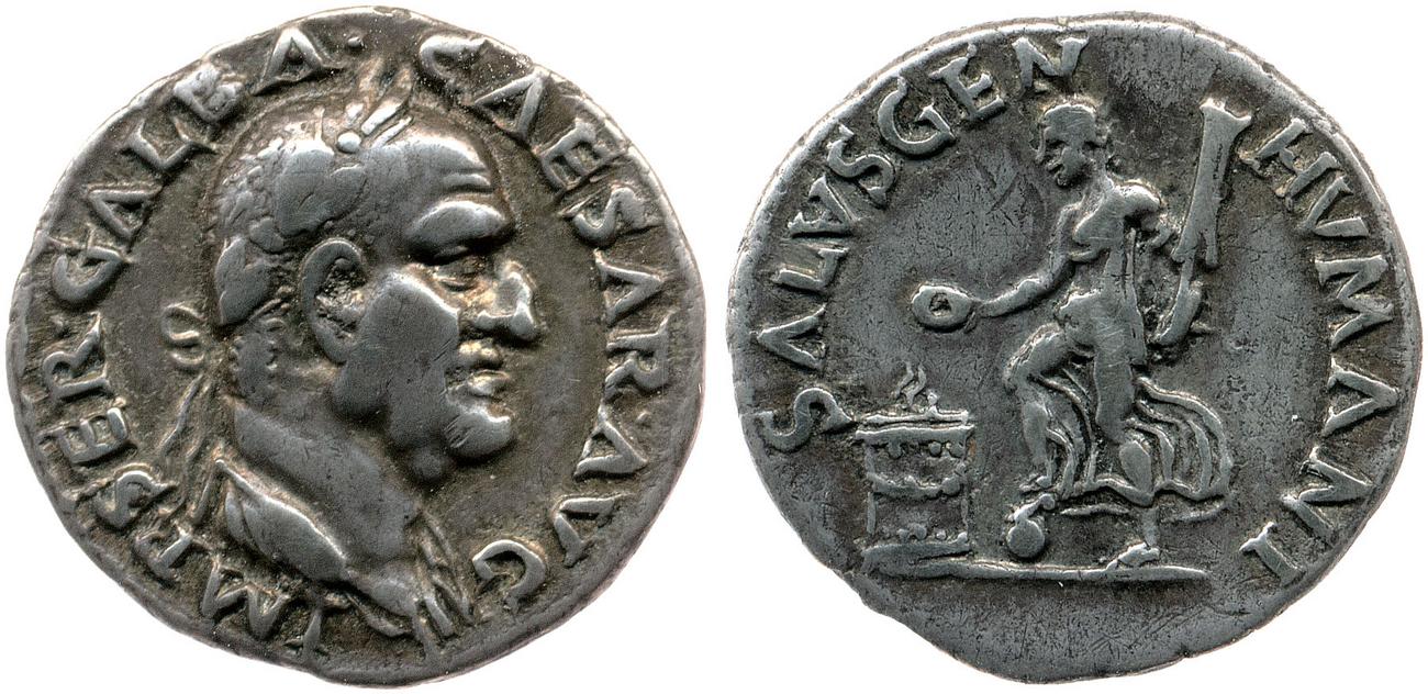 RIC I (second edition) Galba 214, аверс, bm