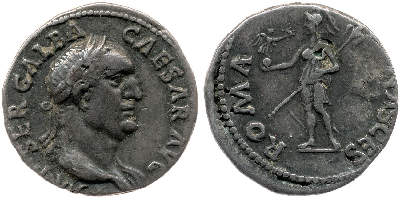 RIC I (second edition) Galba 200, аверс, bm