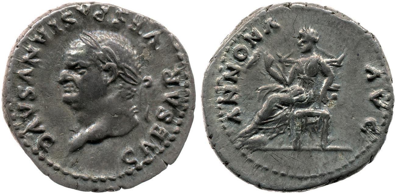 аверс RIC II, Part 1 (second edition) Vespasian 966