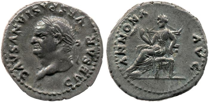 реверс RIC II, Part 1 (second edition) Vespasian 966