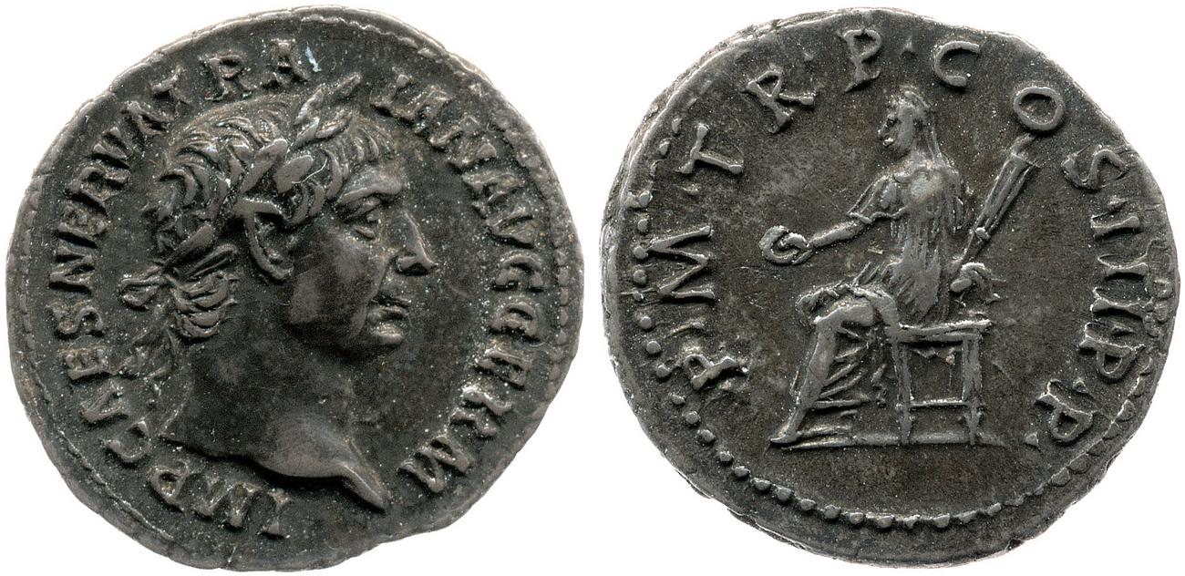 RIC II Trajan 40, аверс, bm